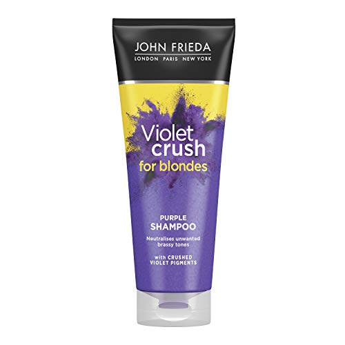 John Frieda Sheer Blonde Violet Crush Tone Correcting Purple Shampoo for Blonde Hair