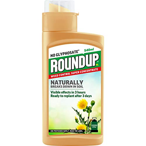 Roundup Naturals Weed Killer - CONCENTRATE (Glyphosate-Free) - 540 ml