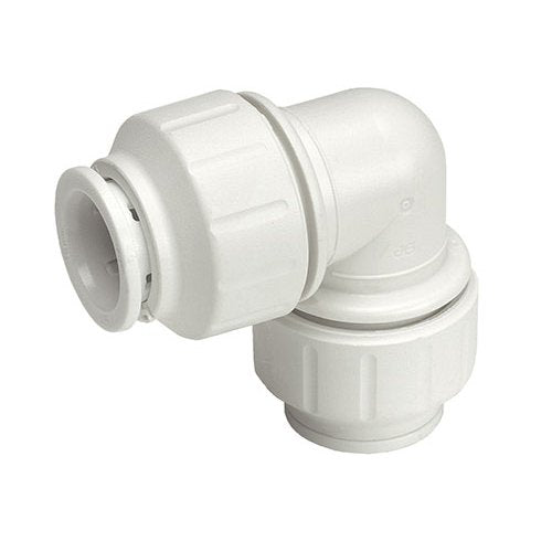 John Guest Speedfit PEM0315W 15 mm Equal Elbow - White (Pack of 10)