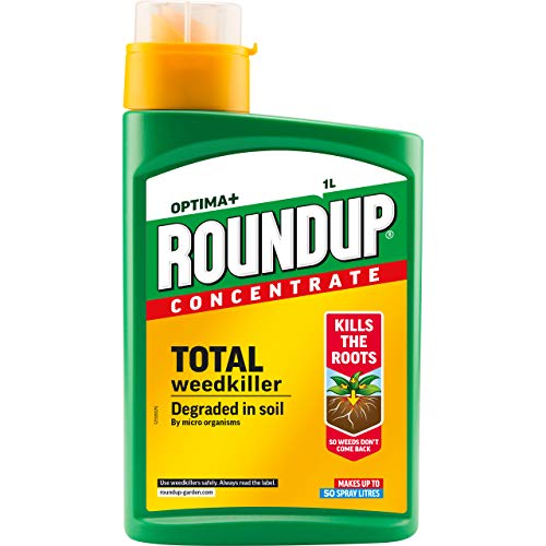 Roundup Unknown Optima+ Weedkiller Concentrate Bottle, 1 L, Multicolored, 1 Litre