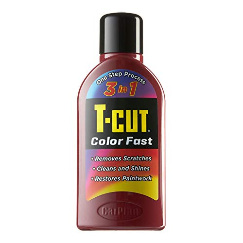 T-Cut Dark Red Scratch Remover Color Fast Paintwork Restorer Car Polish - 500ml * 13 Colours Available