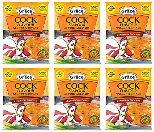 (Pack of 6) Grace Cock Flavour Noodle Soup Mix 50g